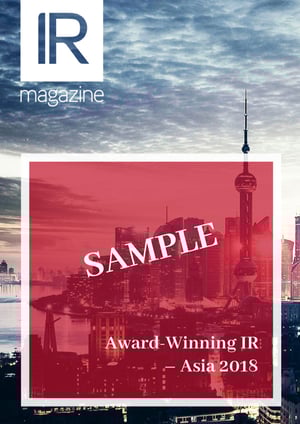 Award Winning IR - Asia 2018