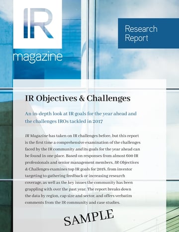 IR Objectives and Challenges